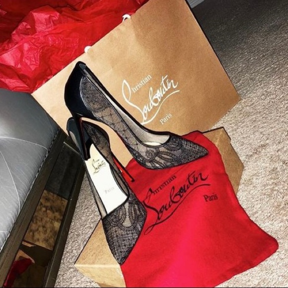 Selling my christian louboutin never wore brand new in box